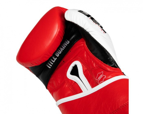 Boxing gloves Title GEL E-Series Training Gloves Red White original