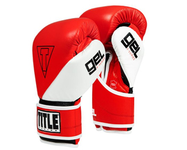 Боксерские перчатки Title GEL E-Series Training Gloves Red White