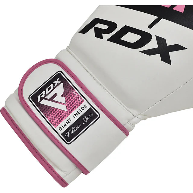 Боксерські рукавиці RDX F7 Ego Boxing Gloves White Pink ціна