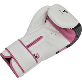 Боксерские перчатки RDX F7 Ego Boxing Gloves White Pink фото