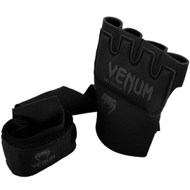 Накладки гелеві бинти Venum Gel Kontact Glove Wraps Matte Black, Фото № 2