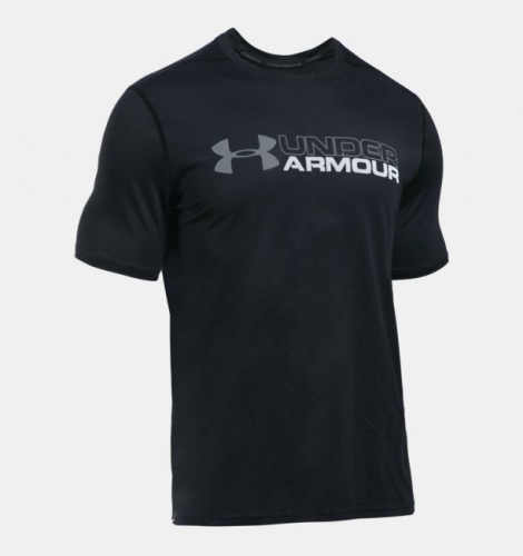 Футболка Under Armour Threadborne Wordmark Black фото