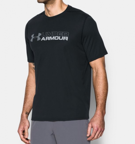 Футболка Under Armour Threadborne Wordmark Black ціна