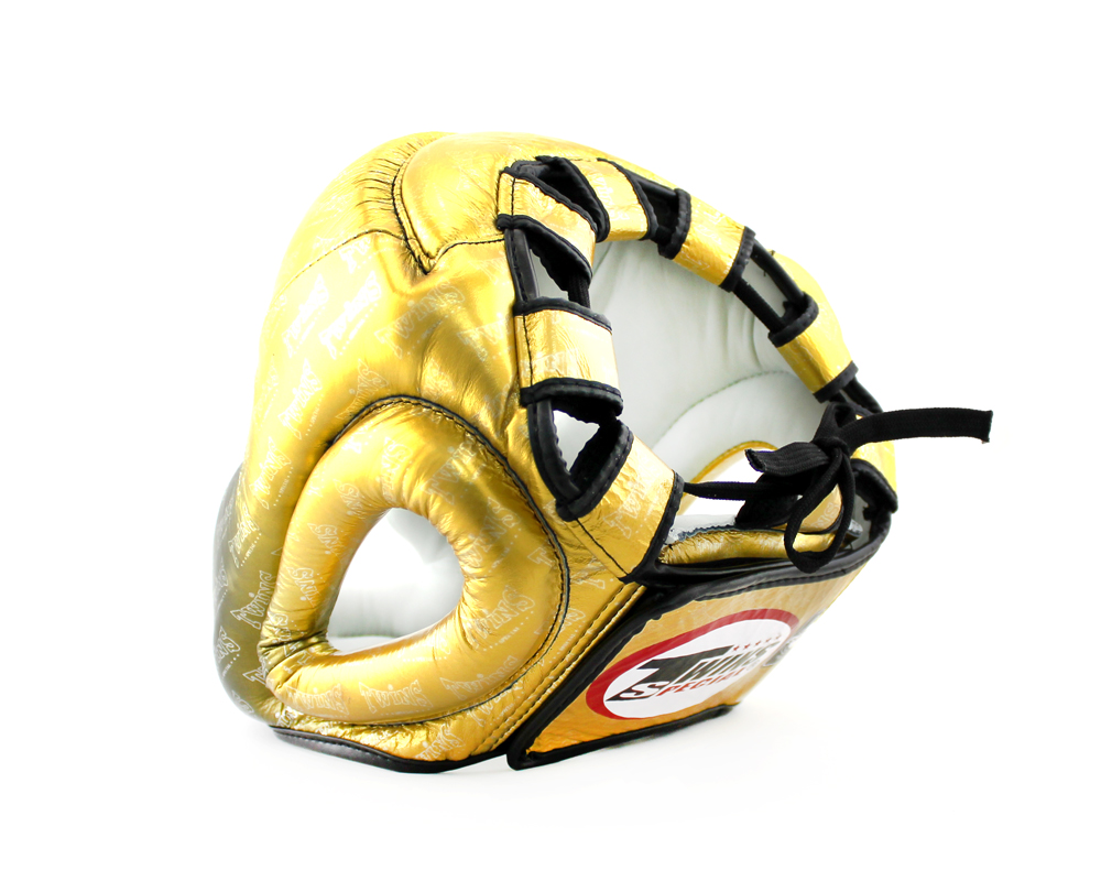 Boxing helmet Twins FHGL3-TW1 Black-Gold price