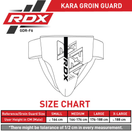 Захист паху RDX F6 Kara Groin Guard Matte White фото