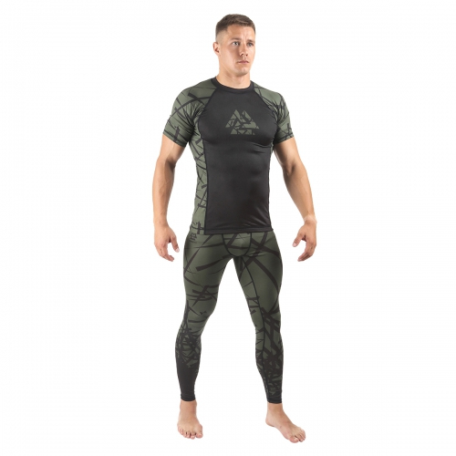 Компрессионные штаны Peresvit Rival Leggings Riffle Green размер