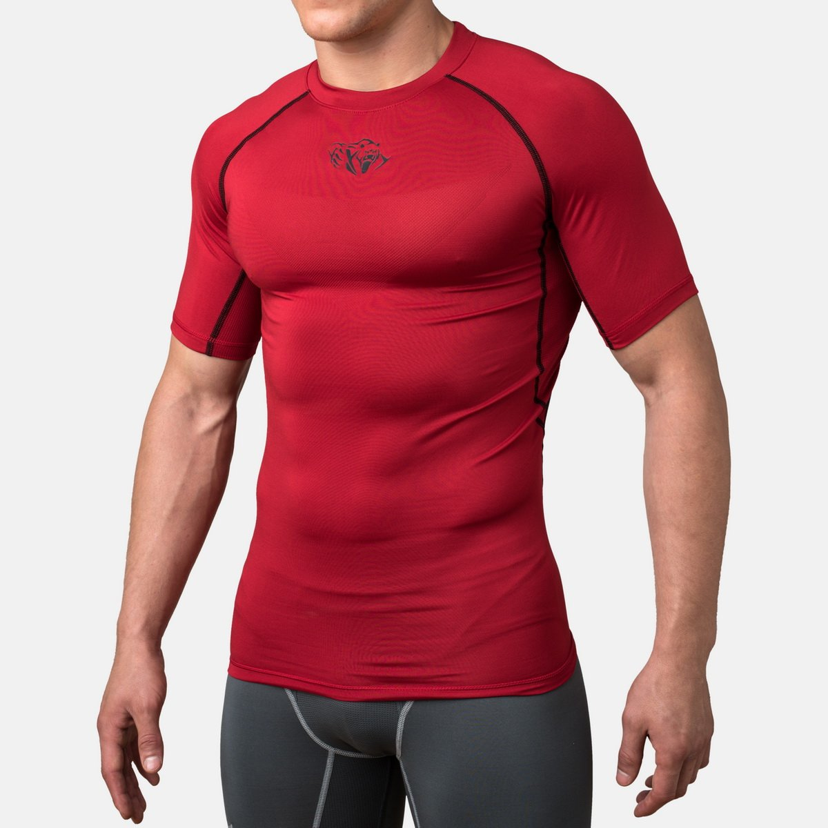 Компрессионная футболка Peresvit Air Motion Red Black Short Sleeve
