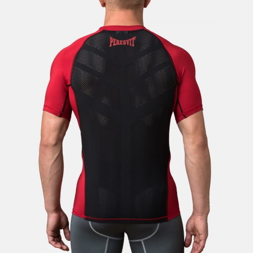 Компрессионная футболка Peresvit Air Motion Red Black Short Sleeve купить