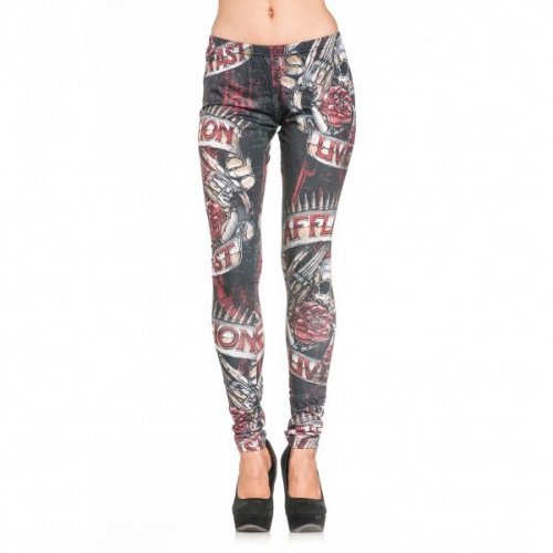 Леггинсы Affliction Hollow Point Leggings фото