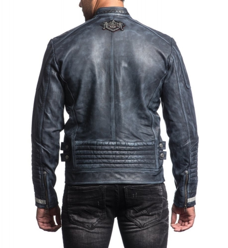 Кожаная куртка Affliction Velocity Leather Jacket ціна