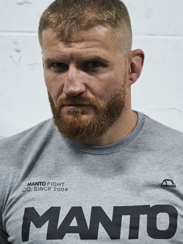 Футболка MANTO T-shirt Label Heather Grey цена