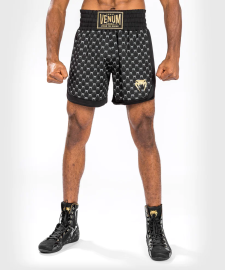 Боксерські шорти Venum Monogram Boxing Short - Black , Фото № 2