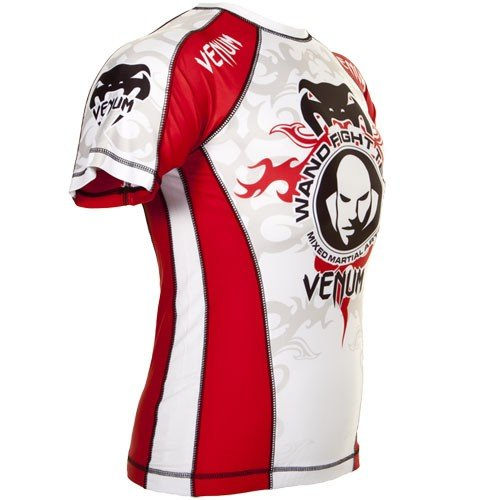 Rashguard Venum Wanderlei Silva Signature Wand Inferno - White photo