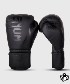 Детские боксерские перчатки Venum Challenger 2.0 Kids Boxing Gloves Black Black