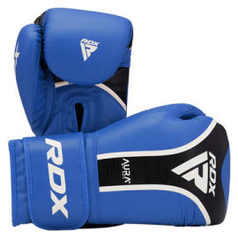 Боксерські рукавиці RDX Boxing Gloves Aura Plus T-17 Blue\Black  купити