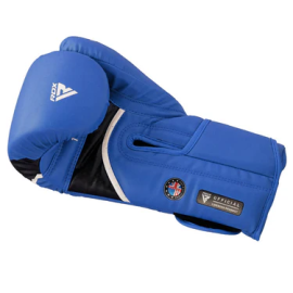 Боксерські рукавиці RDX Boxing Gloves Aura Plus T-17 Blue\Black  ціна