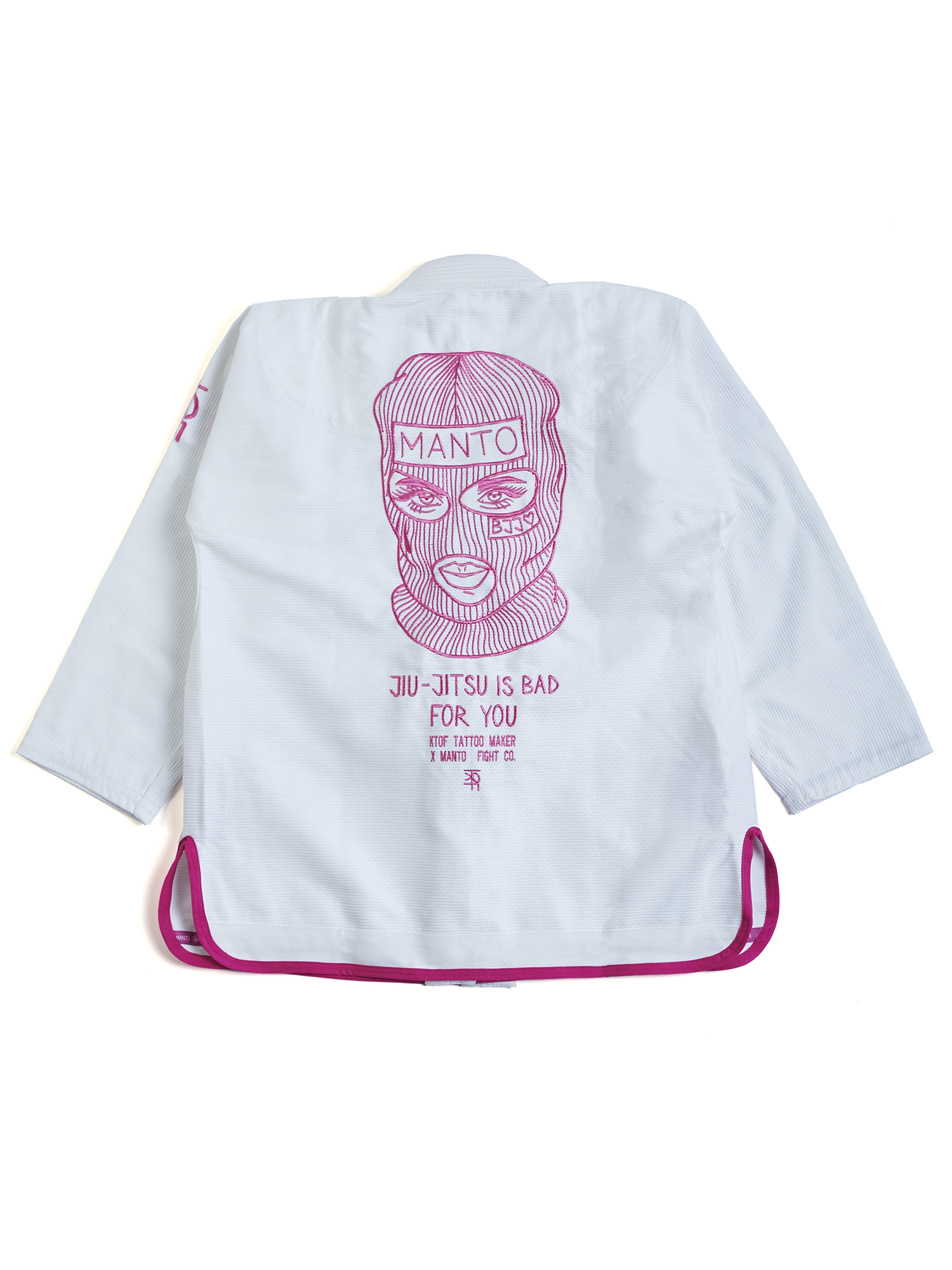Kimono MANTO x KTOF Balaclava BJJ GI White buy