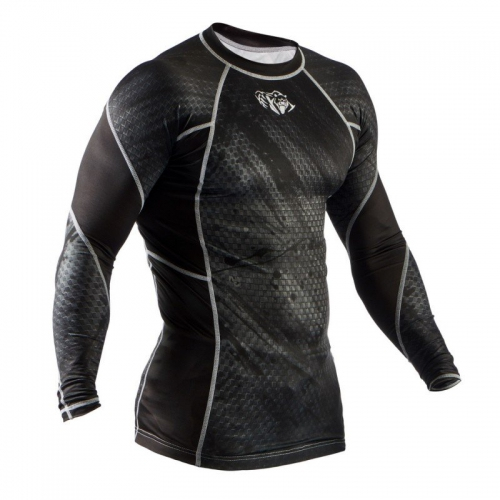 Рашгард Peresvit Immortal Silver Force Rashguard Long Sleeve Black Rain фото