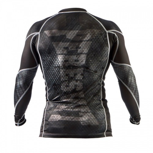 Рашгард Peresvit Immortal Silver Force Rashguard Long Sleeve Black Rain купить