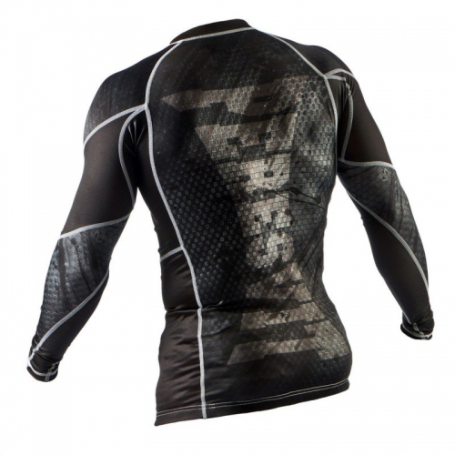 Рашгард Peresvit Immortal Silver Force Rashguard Long Sleeve Black Rain оригинал