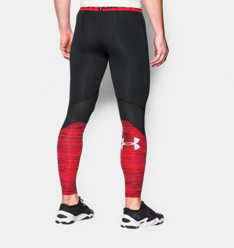 Компрессионные штаны Under Armour HeatGear CoolSwitch Compression Leggings Black Red купить