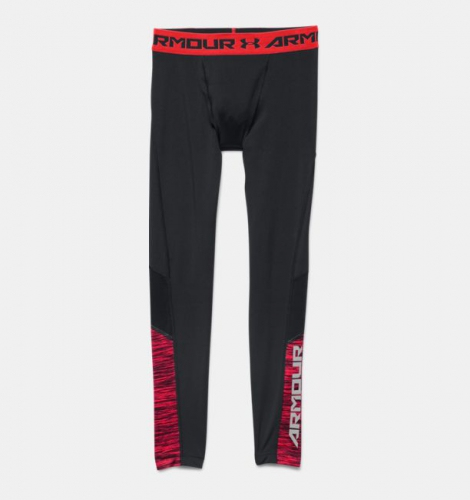 Компрессионные штаны Under Armour HeatGear CoolSwitch Compression Leggings Black Red оригинал