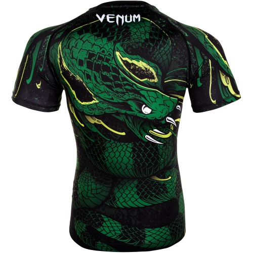 Рашгард Venum Green Viper Rashguards Short Black Green купить