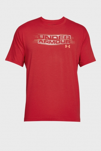 Under Armour Phase Wordmark Tee Red T-shirt photo