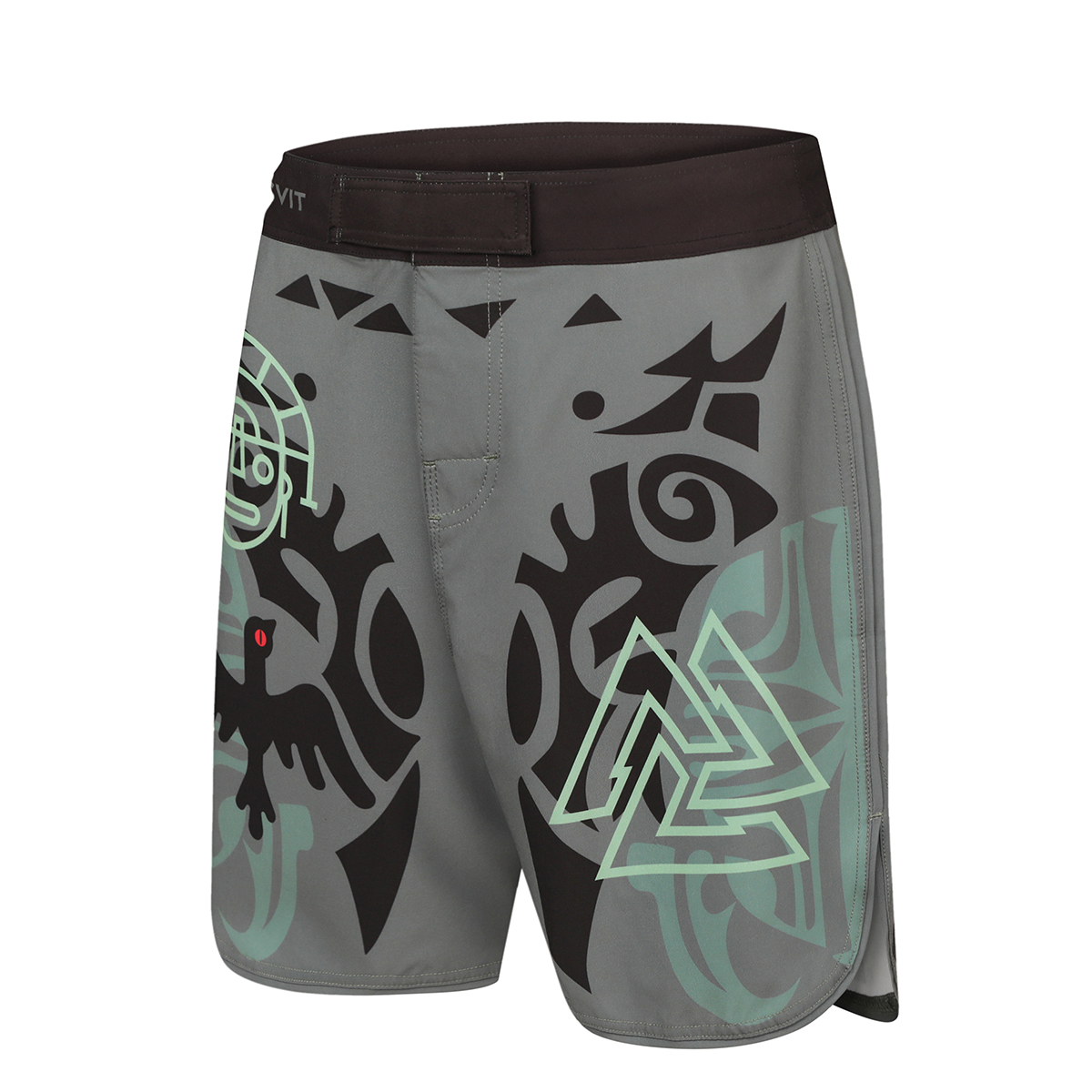 Шорты для MMA Peresvit Maori Black Military Green цена