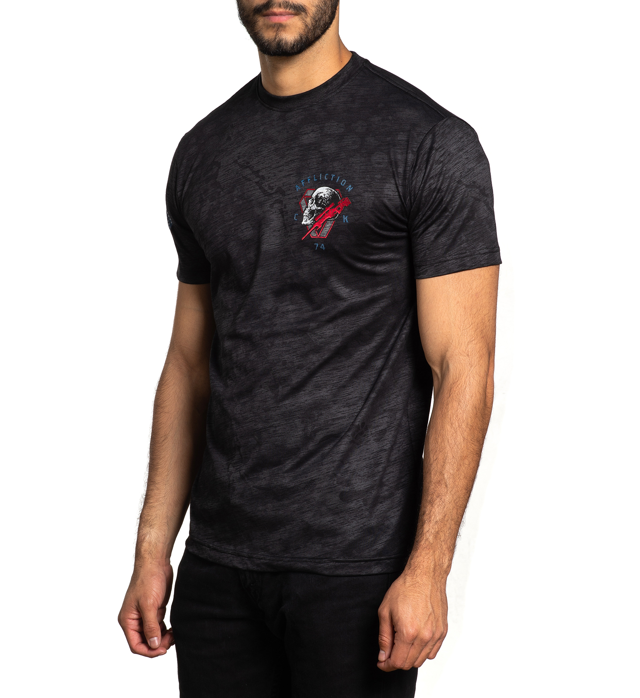 Футболка Affliction CK Tribunal A24272 Black Mass цена