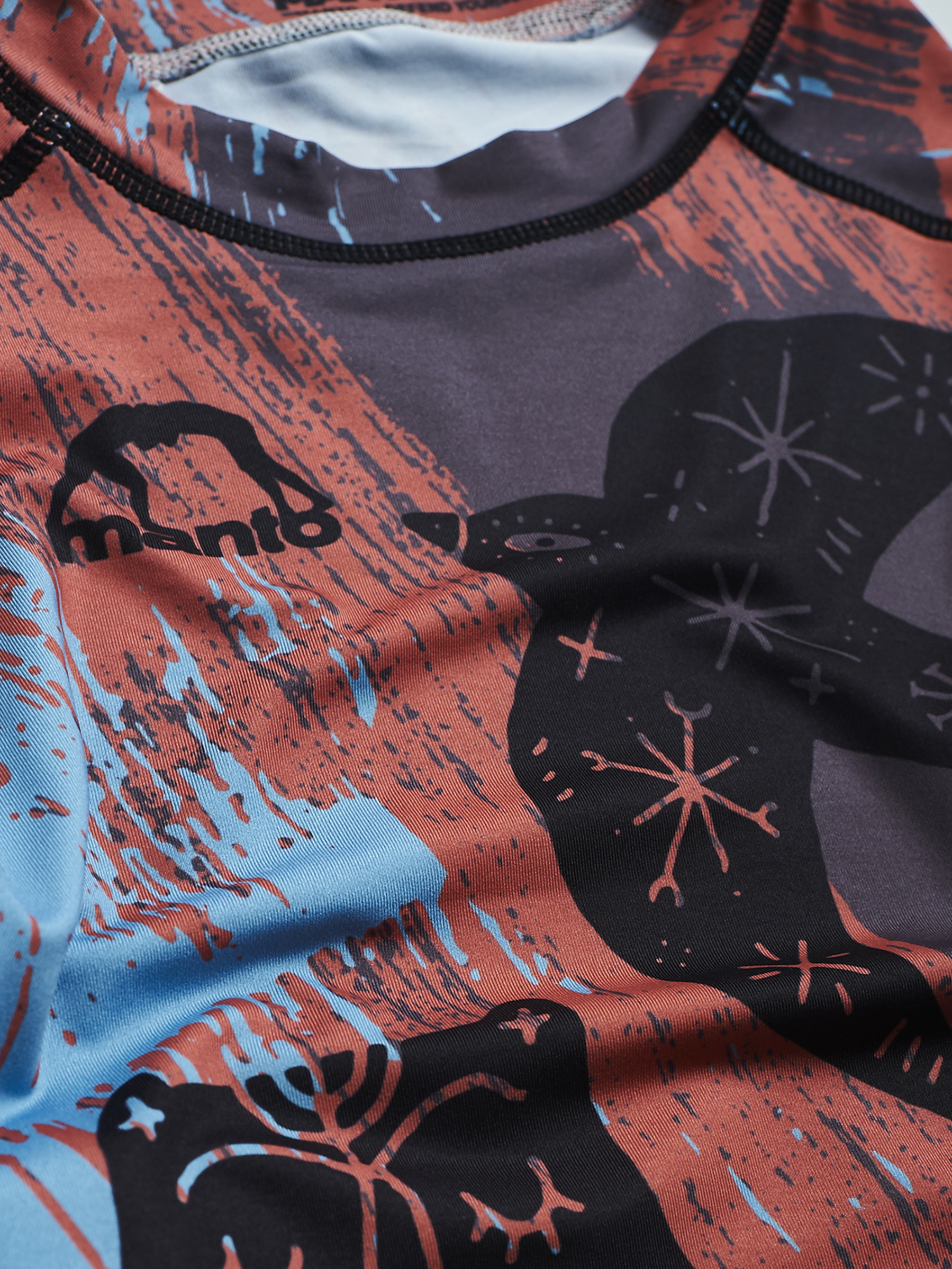 Рашгард з коротким рукавом MANTO Livings Multicolor оригінал