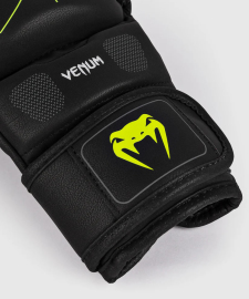 Venum Training Camp 4.0 Sparring Gloves for MMA - Black/Neon Green original