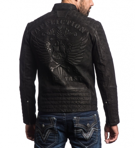 Куртка Affliction Midnight Hour Jacket Black купити