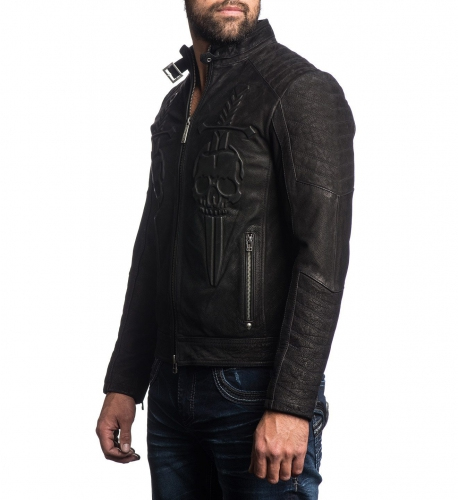 Куртка Affliction Midnight Hour Jacket Black фото