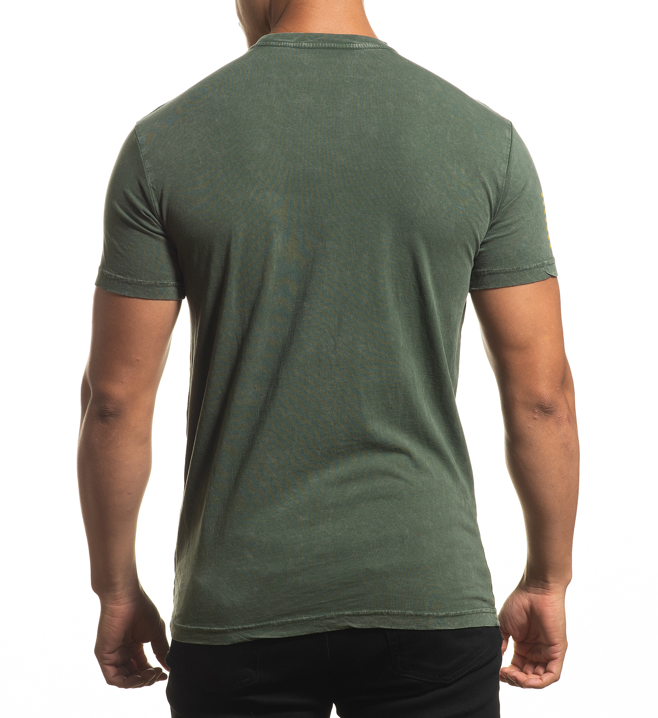 Футболка Affliction FD Revolutionary A24273 Olive Lava Wash купить