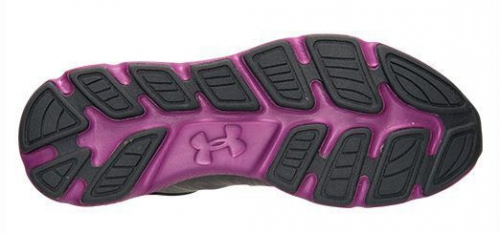 Женские кроссовки Under Armour Micro G Pulse Running Shoes Black Purple, Фото № 6