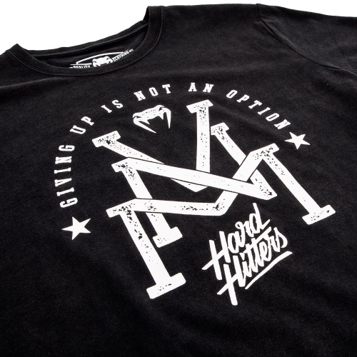 Футболка Venum Hard Hitters T-shirt Black фото