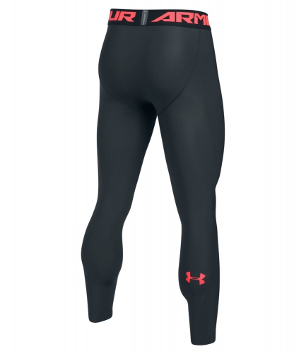 Компрессионные штаны Under Armour HeatGear® Armour Mens Leggings Black Pink фото