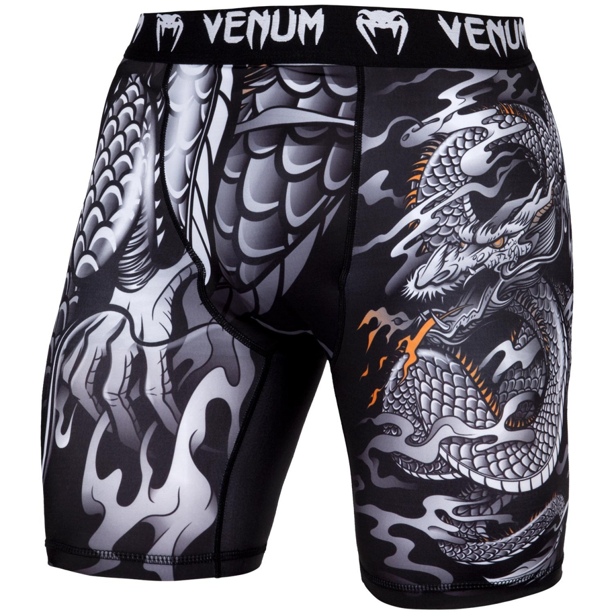 Компрессионные шорты Venum Dragons Flight Compression Shorts Black