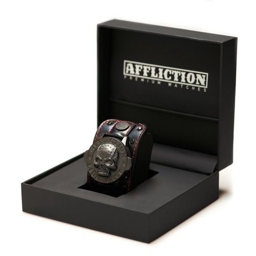 Часы Affliction Skull Watches Black цена