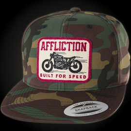 Бейсболка Affliction Built For Speed Military Green