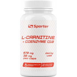 Жироспалювач  L- carnitine 670 mg + CoQ10 30 mg - 45 капс