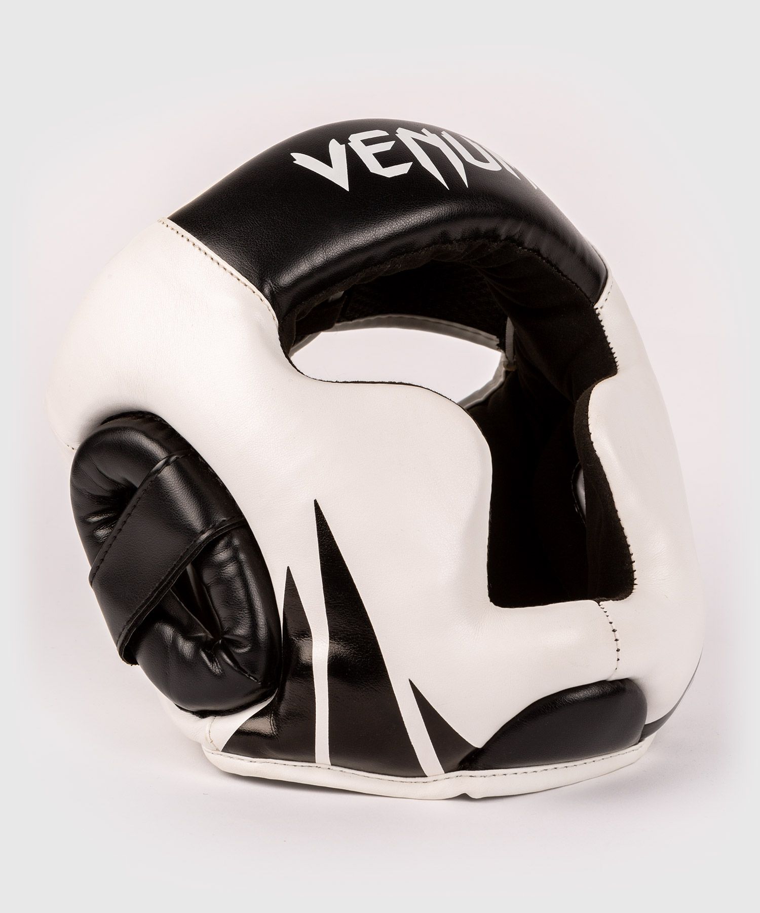 Боксерский шлем для детей Venum Challenger Kids Headgear Black White купить