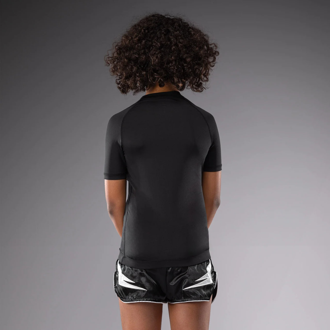 Детский рашгард Venum Contender Kids Rashguards Short Sleeves - Black цена