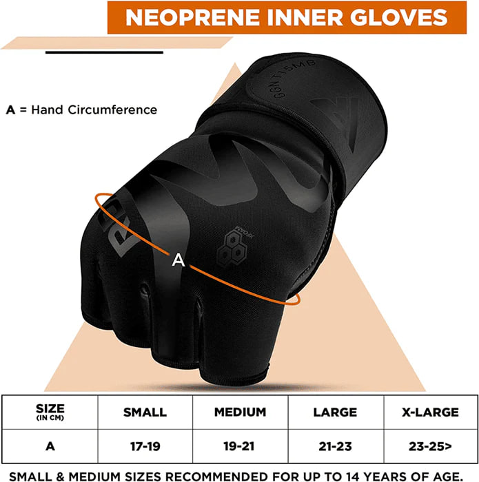Гелеві бинти RDX T15 Noir Inner Gloves Black оригінал
