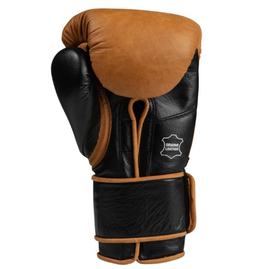 Боксерские перчатки Title Vintage Training Gloves Black Brown, Фото № 2