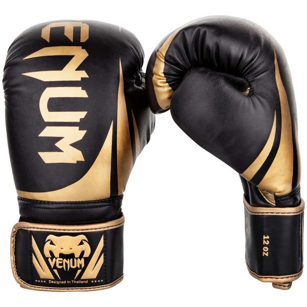 Боксерские перчатки Venum Challenger 2.0 Boxing Gloves Black Gold