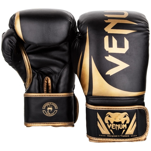 Боксерские перчатки Venum Challenger 2.0 Boxing Gloves Black Gold купить