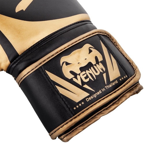 Боксерские перчатки Venum Challenger 2.0 Boxing Gloves Black Gold цена