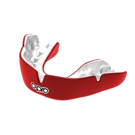 Капа с индивидуальной подгонкой OPRO Instant Custom Fit Single Color Red White